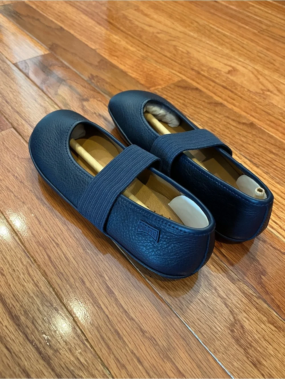 Camper Navy Blue Girls Mary Jane Dress Shoes NEW